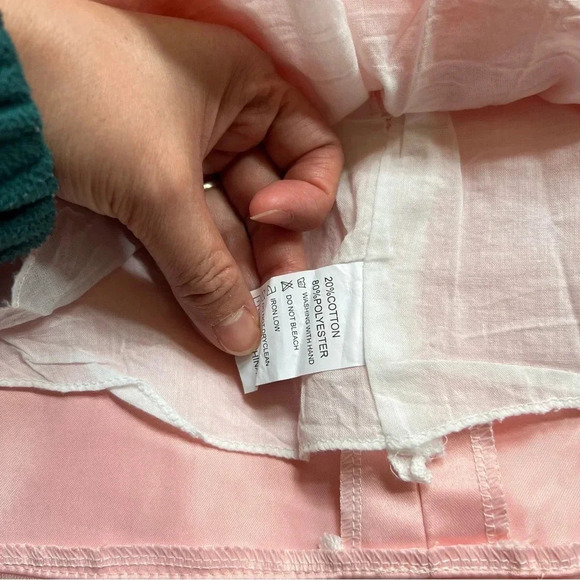 2/$25 Baby Girl Tutu Dress Tulle Gowns Peach Flower Occasion Lined Chiffon 6-9mo - Picture 16 of 17